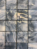 Oceanic Blue Squares Glass Mosaic Tile - MosaicBros.com