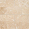 Ivory Travertine 2x4 Honed and Filled Mosaic - MosaicBros.com