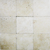 Ivory Travertine 6x6 Tumbled Tile - MosaicBros.com