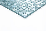 Crystal Aqua Soho Green 1x1 Glass Mosaic Tile