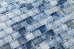 Crystal Aqua Stromboli Pronto Blue Glass Mosaic Tile