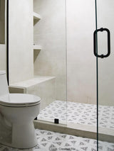 FRUILI Calacatta Gold/Glaicer Terrazzo/Atlantic Gray Mix Mosaic Tile - MosaicBros.com