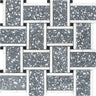TORCELLO Terrazzo, Dolomite, Black Limestone Mix Mosaic Tile - MosaicBros.com