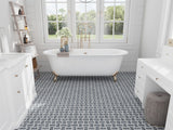 TORCELLO Terrazzo, Dolomite, Black Limestone Mix Mosaic Tile - MosaicBros.com