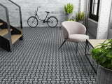 CONTARINI Terrazzo, Dolomite, Black Limestone Mix Mosaic Tile - MosaicBros.com