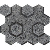 CANAREGGIO Terrazzo, Black Limestone Mix Mosaic Tile