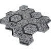 CANAREGGIO Terrazzo, Black Limestone Mix Mosaic Tile