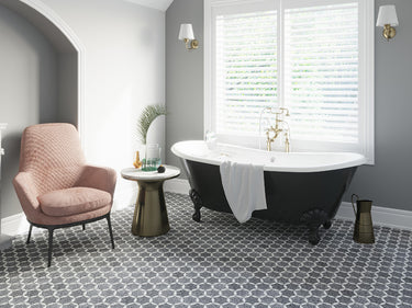 AQUILEIA Terrazzo, Dolomite Mix Mosaic Tile - MosaicBros.com