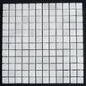 1 x 1 Polished Bianco Carrara Marble Mosaic Tile - MosaicBros.com
