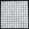 1 x 1 Polished Bianco Carrara Marble Mosaic Tile - MosaicBros.com