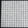 Bianco Carrara Marble 1x1 Tumbled Mosaic Tile - MosaicBros.com