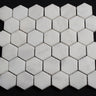 2 x 2 Polished Bianco Carrara Marble Hexagon Mosaic Tile - MosaicBros.com