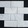 3 x 6 Polished Bianco Carrara Marble Tile - MosaicBros.com