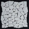 Bianco Carrara Marble Pebble Tumbled Mosaic Tile - MosaicBros.com