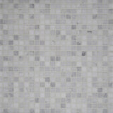1 x 1 Honed Bianco Carrara Marble Mosaic Tile - MosaicBros.com