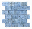 Crystal Aqua Sofia 2x3 glass mosaic tile for swimming pools, pool waterlines, spas, fountains, and water features.