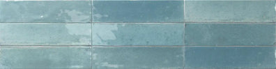 Dune Agadir Agua 2.8x11 Bright porcelain kitchen backsplash