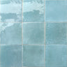 Dune Agadir Agua 5.8x5.8 Bright porcelain kitchen backsplash