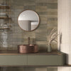 Dune Agadir Musgo Bright porcelain bathroom wall tile