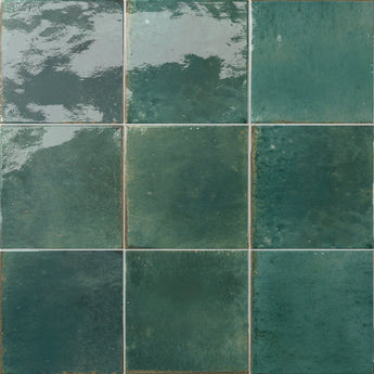 Dune Agadir Selva 5.8x5.8 Bright porcelain kitchen backsplash