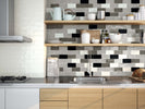 Dune Atelier White Glossy ceramic shower wall installation

