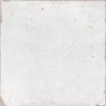 Dune Atlantique Blanc 8x8 porcelain tile featured in a decorative interior design