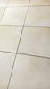 Matte color body porcelain tile used on a contemporary outdoor patio

