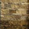Gold Travertine ledger panel - stoneandtiledepot.com