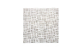 Golden Leather white marble textured mosaic tile with dimensional surface