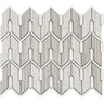 Haisa Arrow Shape Honed Marble Mosaic Tile - MosaicBros.com