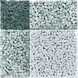 Natural stone mosaic tile from Highland Glen by Mir, showcasing earthy tones and intricate stone pattern for versatile interior design.