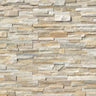Honey Gold 6x24 Stacked Stone Ledger Panel.