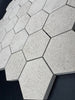 2 x 2 Golden Beach Limestone Hexagon Mosaic Tile