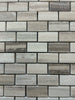 1x2 Honed Palisandro Marble Brick Mosaic Tile