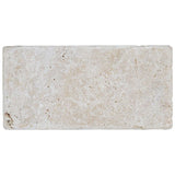 3 x 6 Tumbled Ivory Travertine Mosaic Tile - MosaicBros.com