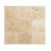 Ivory Travertine 12x12 3cm Tumbled Paver - MosaicBros.com
