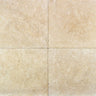 Ivory Travertine 16x16 Paver Tumbled - MosaicBros.com