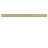 Ivory Travertine 1x12 Bullnose Liner - MosaicBros.com