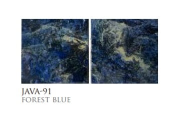 Java Forest Blue 6 x 6  Pool Tile Series