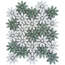 Natural stone mosaic tile by Mir, Kerry brand, showing a close-up of textured, multi-tone mosaic surface for backsplash or wall decor.