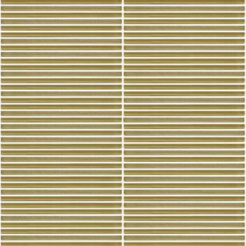 Lux Bronze 12x12 flutted glass mosaic tile with warm bronze tones and dimensional texture
