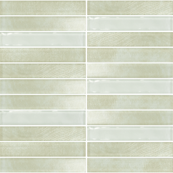 Lux Dune 12x12 stacked glass mosaic tile by Roca, showcasing natural stone textures and earthy tones for elegant wall or floor design.