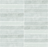 Lux Harbor 12x12 stacked glass mosaic tile with luminous color and linear design
