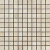 1 x 1 Honed Crema Marfil Marble Mosaic Tile
