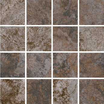 Mega Slate pool-grade glass mosaic tile inspired by natural slate for swimming pools, pool waterlines, spas, fountains, kitchen backsplashes, bathroom backsplashes, shower walls, and accent walls.