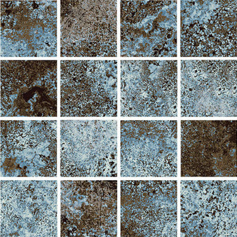 Mega Zagreb pool-grade glass mosaic tile for swimming pools, pool waterlines, spas, fountains, kitchen backsplashes, bathroom backsplashes, shower walls, and decorative accent walls