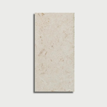 Brushed Shell Stone Myra Limestone 12x24 honed tile for pavers and pool copings, showcasing natural textured surface and neutral tones.