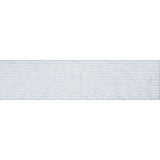 Secil White Marble 6x24 Combed Brushed Ledger Panel.