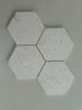 Shellstone Myra 6 Hexagon Tile Honed Mosaic Tile with natural shellstone texture