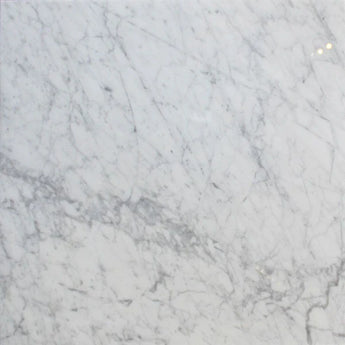 24 x 24 Polished Bianco Carrara Marble Tile - MosaicBros.com
